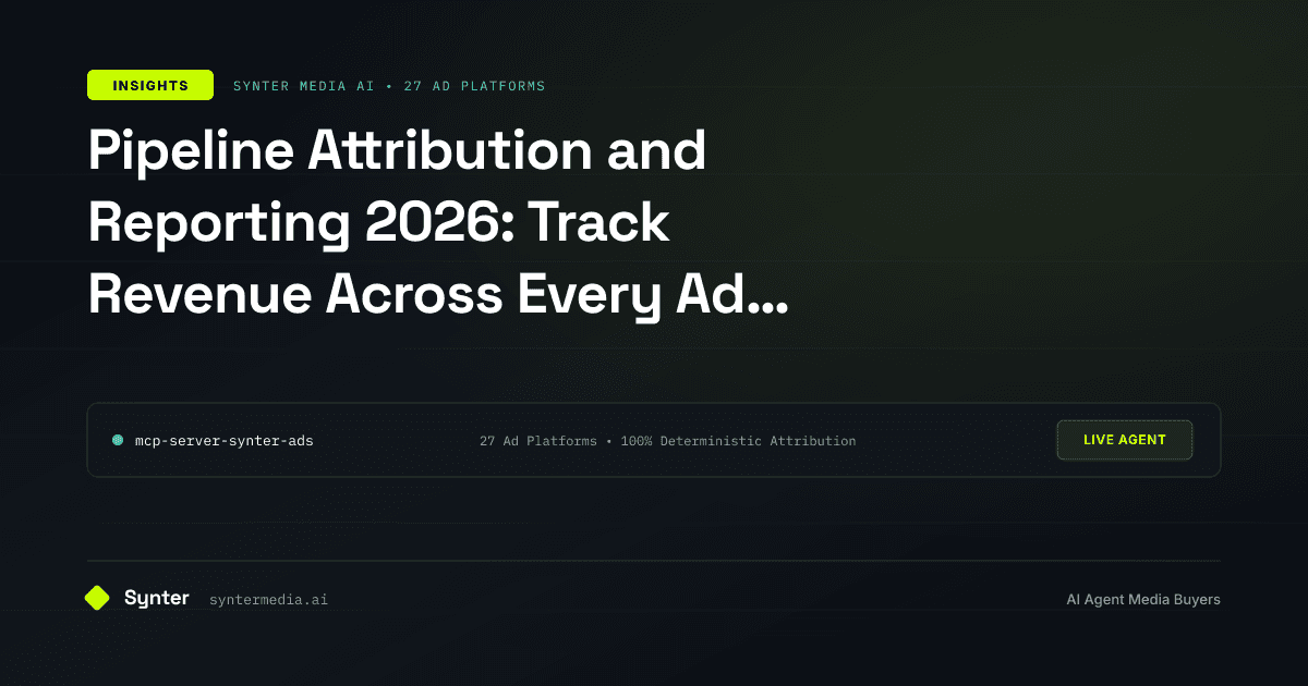 Pipeline Attribution and Reporting 2026: Track Revenue Across Every Ad Platform