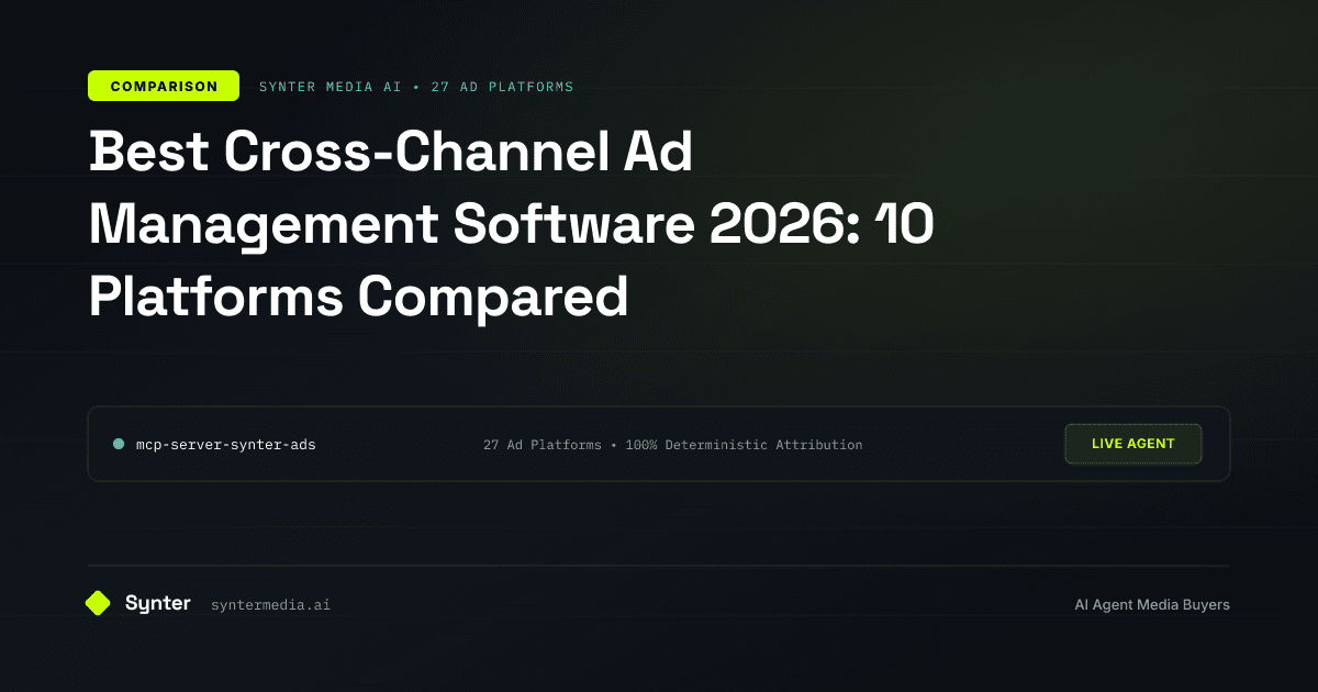 Particle streams from many ad platforms converging into one crystalline structure